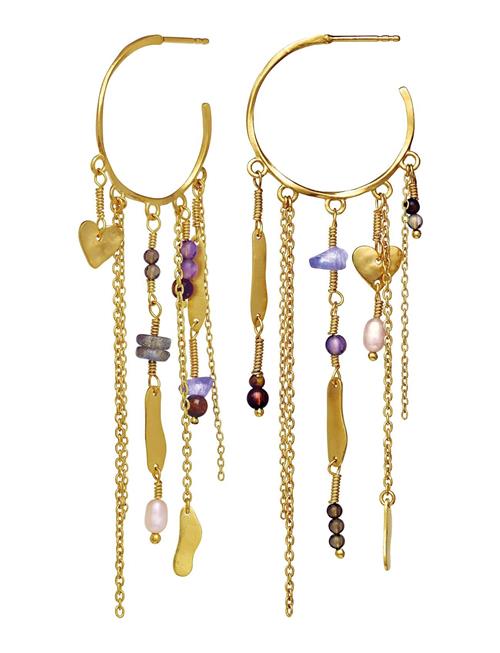 Se Maanesten Galathea Earrings Maanesten Gold ved Booztlet