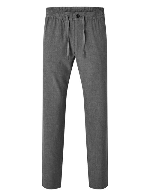 Se Selected Homme Slh196-Straight Robert String Pant Noos Selected Homme Grey ved Booztlet