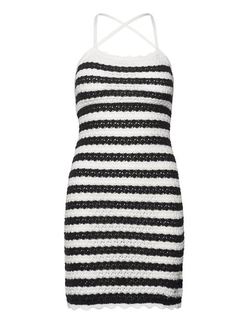 Tommy Jeans Tjw Crochet Stripe Dress Tommy Jeans Black