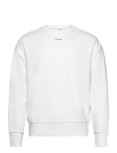 Se Calvin Klein Nano Logo Sweatshirt Calvin Klein White ved Booztlet