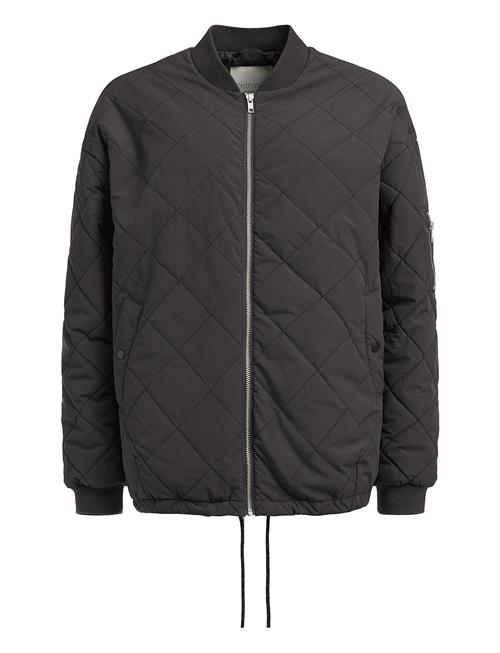 Quilted Bomber Jacket Latté Rethinkit Studios Black