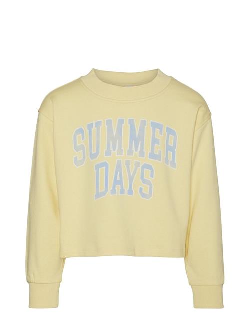 Vero Moda Girl Vmbrenda Ls Slit Sweat Jrs Girl Vero Moda Girl Yellow