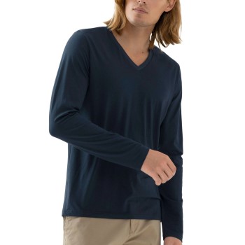 Se Mey Dry Cotton Colour Long Sleeves Mørkblå Medium Herre ved Timarco