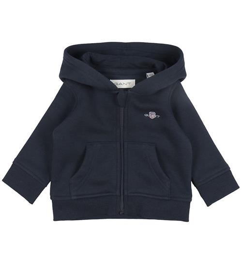 GANT Cardigan - Shield - Evening Blue