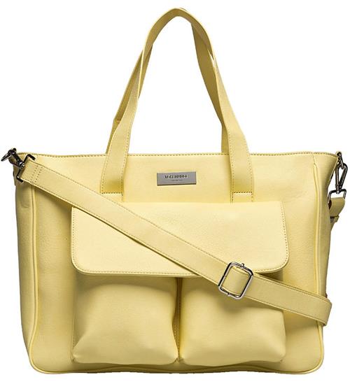 Rosemunde Rosemunde Shopper - Working - Vegan - Pastel Yellow/Silver