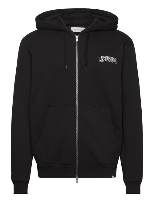 Se Les Deux Blake Zipper Hoodie Les Deux Black ved Booztlet