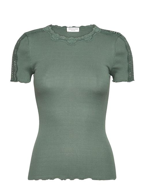 Rosemunde Silk T-Shirt W/ Lace Rosemunde Green