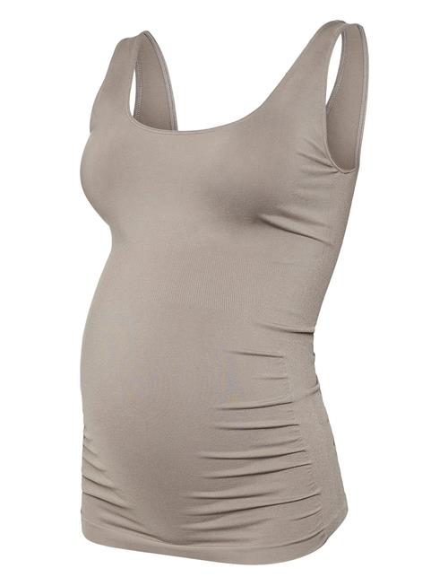 Mamalicious Mlheal Tank Top A. Mamalicious Beige