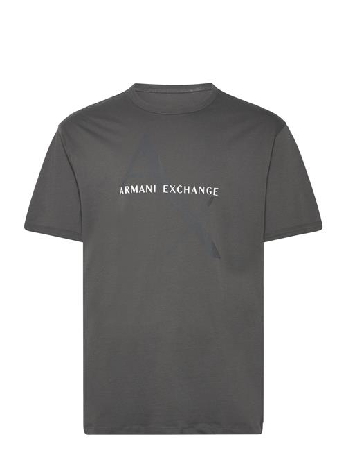 Se Armani Exchange Man Jersey T-Shirt Armani Exchange Grey ved Booztlet