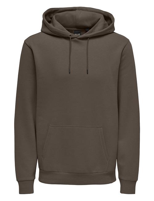 Se ONLY & SONS Onsceres Hoodie Sweat Noos ONLY & SONS Brown ved Booztlet