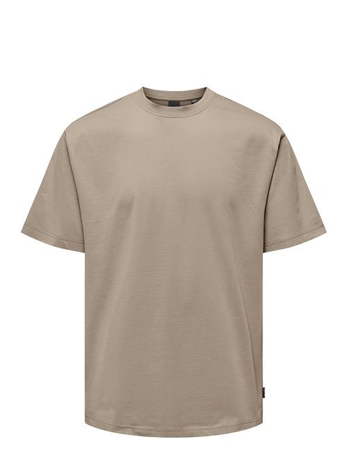 ONLY & SONS Onsfred Life Rlx Ss Tee Noos ONLY & SONS Beige