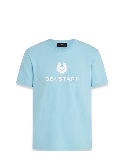 Se Belstaff Belstaff Signature T-Shirt White Belstaff Blue ved Booztlet