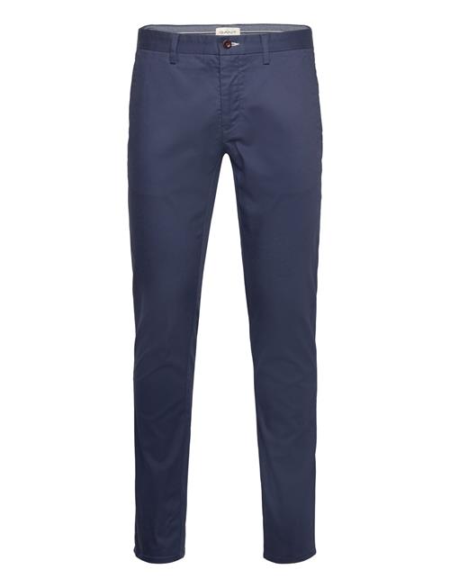 Se GANT Slim Chinos GANT Blue ved Booztlet