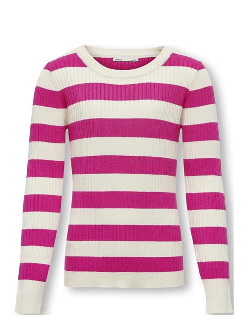 Se Kids Only Kogkarol L/S O-Neck Knt Kids Only Pink ved Booztlet