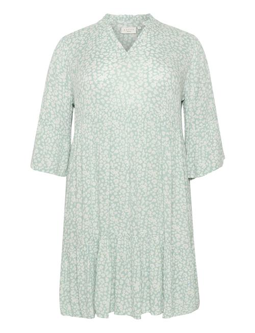 Kaffe Curve Kcami Dress Printed Kaffe Curve Green