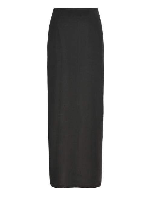 Slfnola Hw Ankle Slim Skirt Selected Black