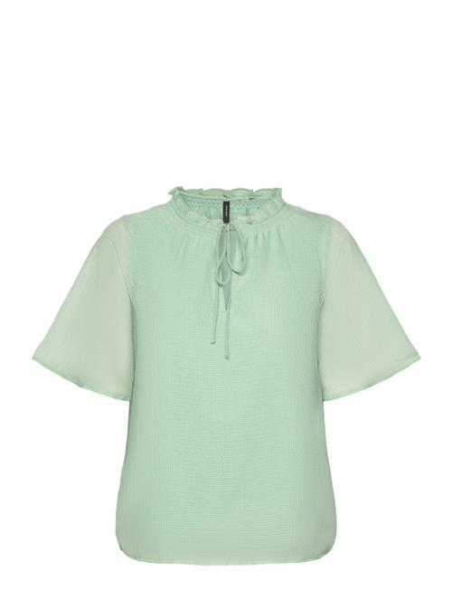 Se Vero Moda Vmemilie Ss Top Wvn Ce Vero Moda Green ved Booztlet