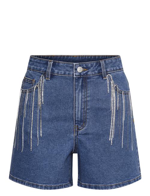 YAS Yasconnelly Hw Fringe Shorts S.- Fest YAS Blue