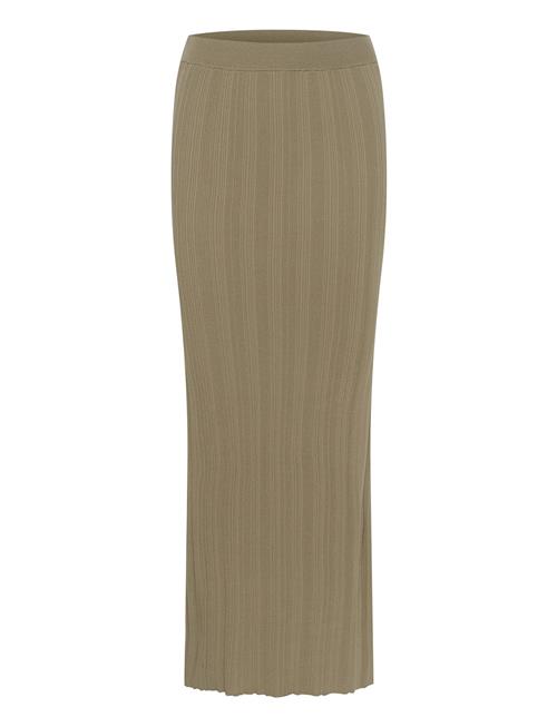 Gestuz Salvagz Long Skirt Gestuz Khaki