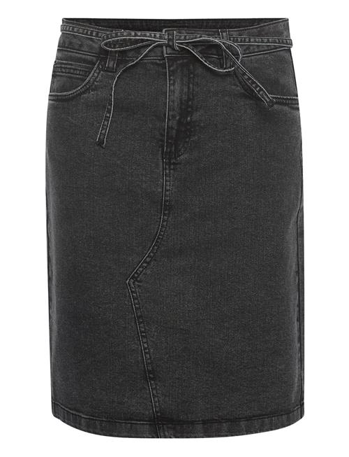 Kaffe Kagloria Denim Skirt Kaffe Grey