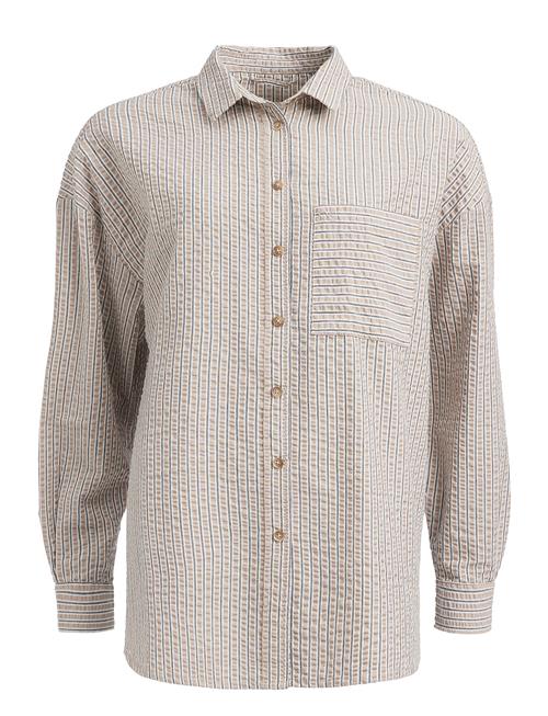 Se Rethinkit Striped Shirt Pj Rethinkit Beige ved Booztlet