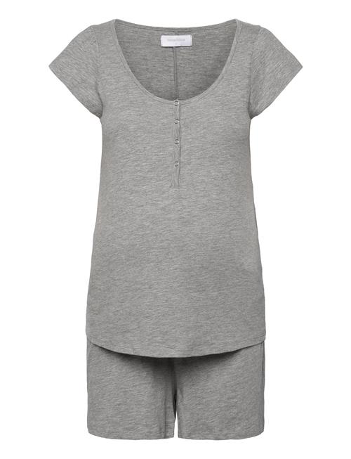 Mamalicious Mlmira Lgm Lia Cap Jrs Pyjamas 2F Noos Mamalicious Grey