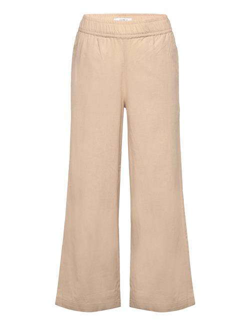 name it Nkffalinnen Wide Pant Noos Name It Beige