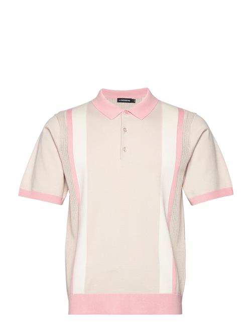 J. Lindeberg Reymond Stripe Polo J. Lindeberg Beige