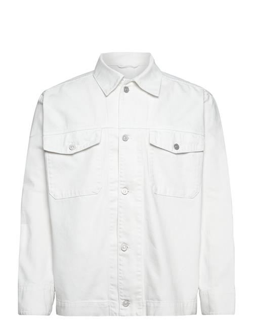 Hunt Ecru Denim Overshirt J. Lindeberg White