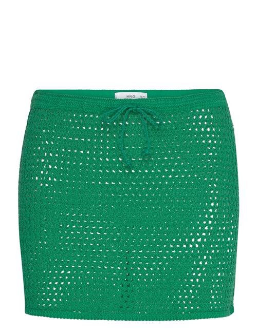 Crochet Mini Skirt Mango Green