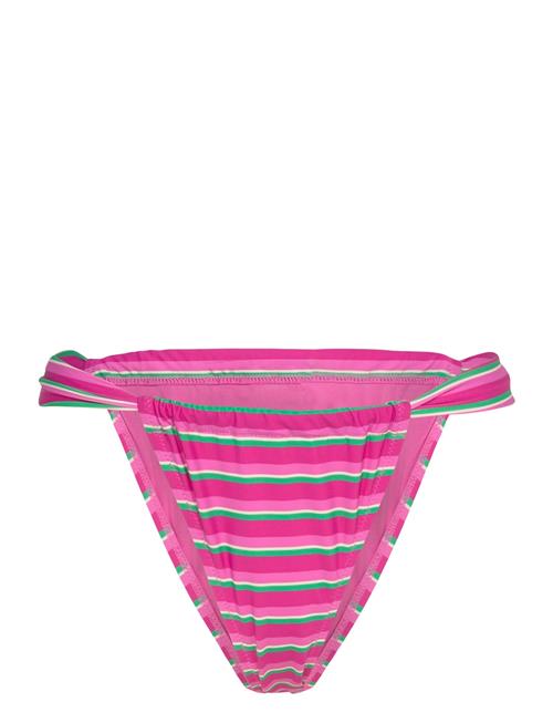 Mango Stripe-Print Bikini Bottoms Mango Pink