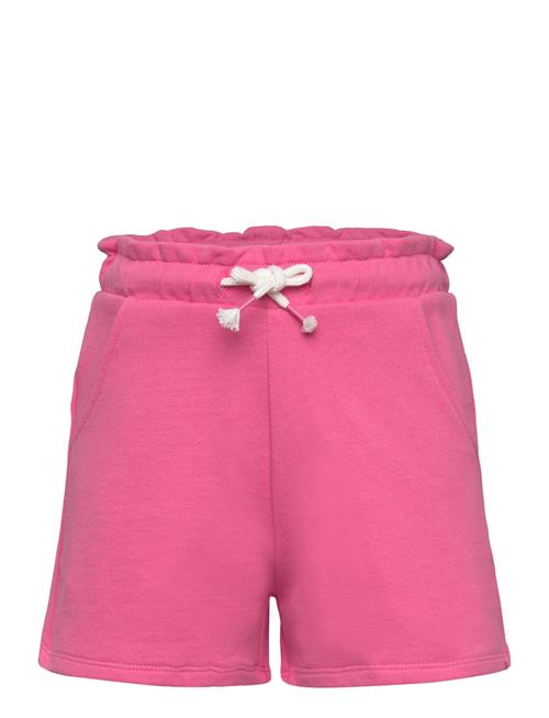 Mango Cotton Drawstring Waist Shorts Mango Pink