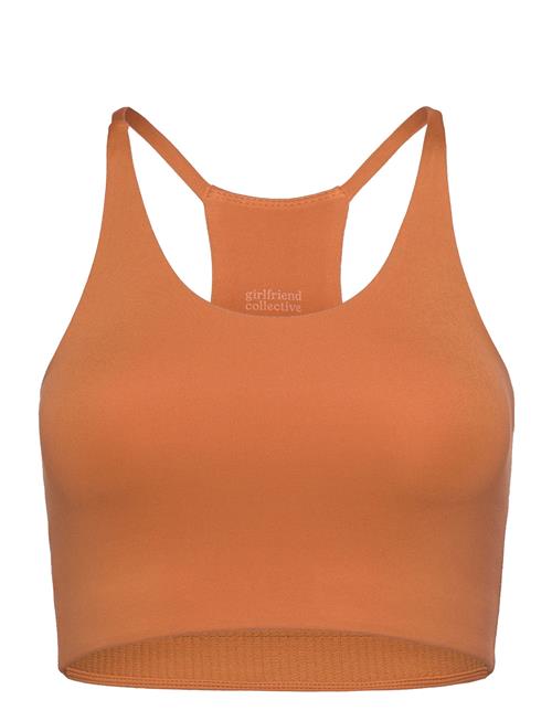 Float Cleo Halter Bra Girlfriend Collective Orange