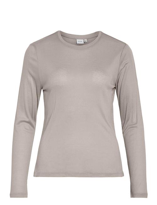 Vila Vialexia O-Neck L/S Top - Noos Vila Grey