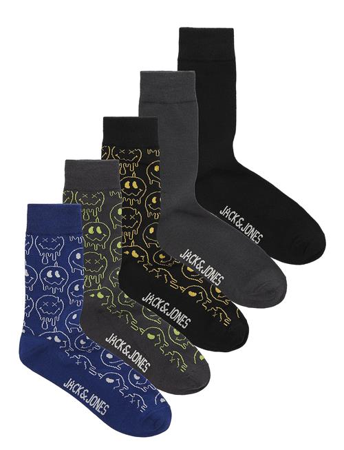 Jack & Jones Jacmelted Smile Socks 5 Pack Jnr Jack & J S Patterned