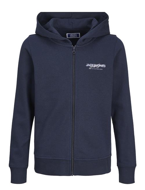 Jack & Jones Jjalvis Sweat Zip Hood Jnr Jack & J S Navy