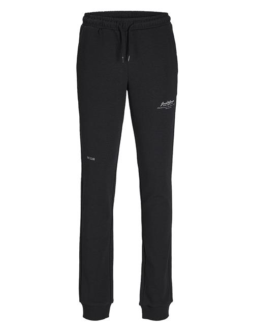 Se Jack & Jones Jpstgreat B2S Logo Sweat Pants Jnr Jack & J S Black ved Booztlet