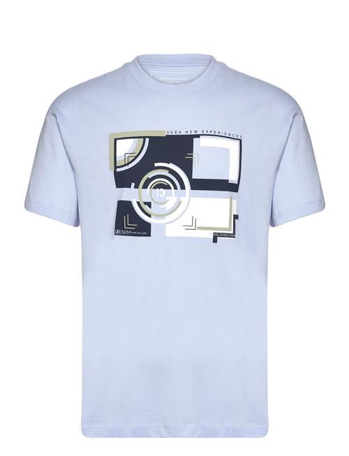 Relaxed Printed T-Shirt Tom Tailor Blue