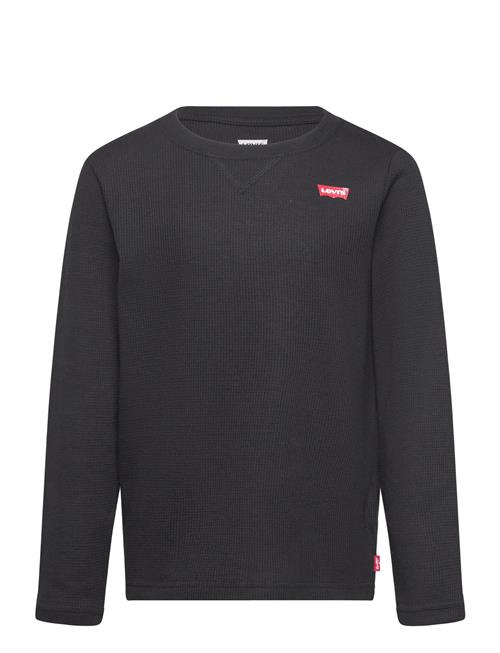 Se Levi's Levi's® Thermal Crew Knit Top Levi's Black ved Booztlet