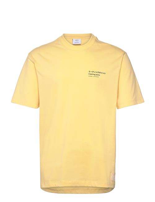 Mango Printed Cotton-Blend T-Shirt Mango Yellow