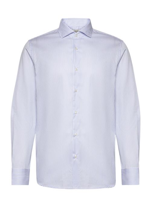 Regular-Fit Cotton Striped Suit Shirt Mango Blue