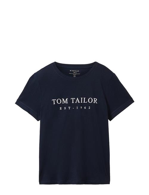 Tom Tailor T-Shirt Logo Print Tom Tailor Navy