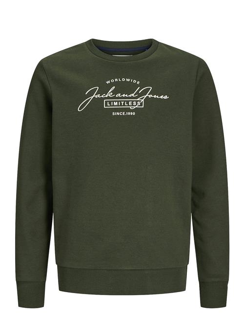 Jack & Jones Jjferris Sweat Crew Neck Jnr Jack & J S Green