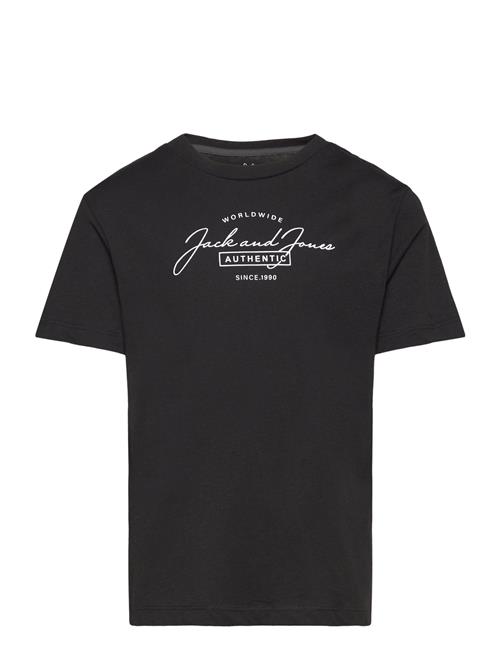 Se Jack & Jones Jjferris Tee Ss Crew Neck Mni Jack & J S Black ved Booztlet