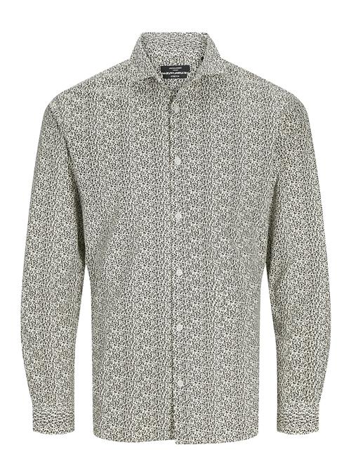 Jack & Jones Jprblablackpool Stretch Ls Shirt Sn Jack & J S White