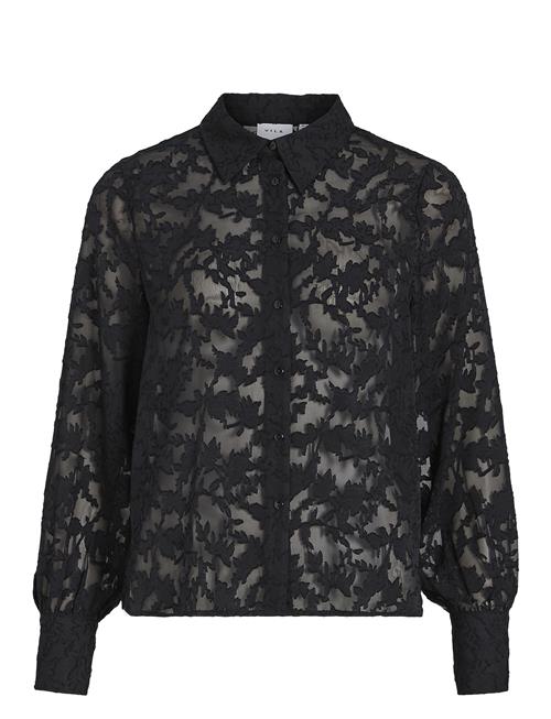 Se Vila Viflema New L/S Shirt - Noos Vila Black ved Booztlet