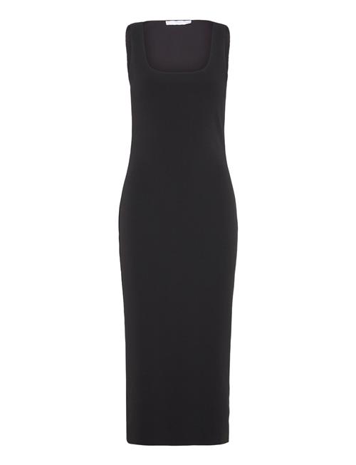 Mango Midi-Dress With Straps Mango Black