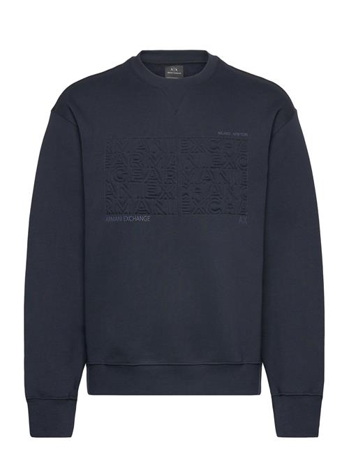 Se Armani Exchange Sweatshirt Armani Exchange Navy ved Booztlet