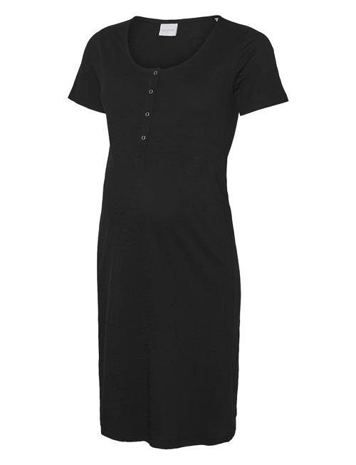 Se Mamalicious Mlmira Solid Jrs Nightgown 2F A. E. Noos Mamalicious Black ved Booztlet