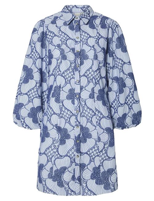 YAS Yassabbie 7/8 Shirt Dress S. - Ex YAS Blue